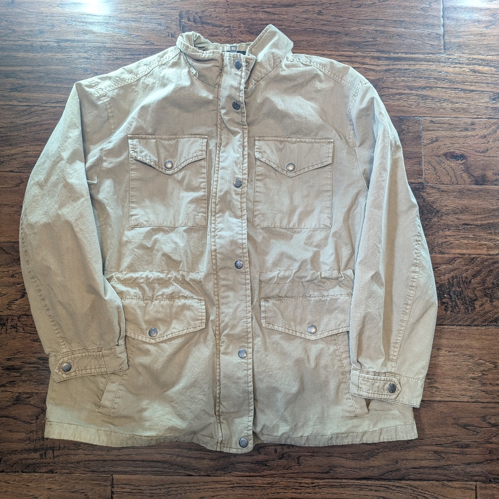Levi's Light Tan Military Field Utility Jacket Size Large